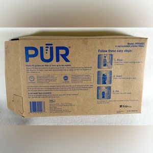 Three PUR replacement pitcher filters